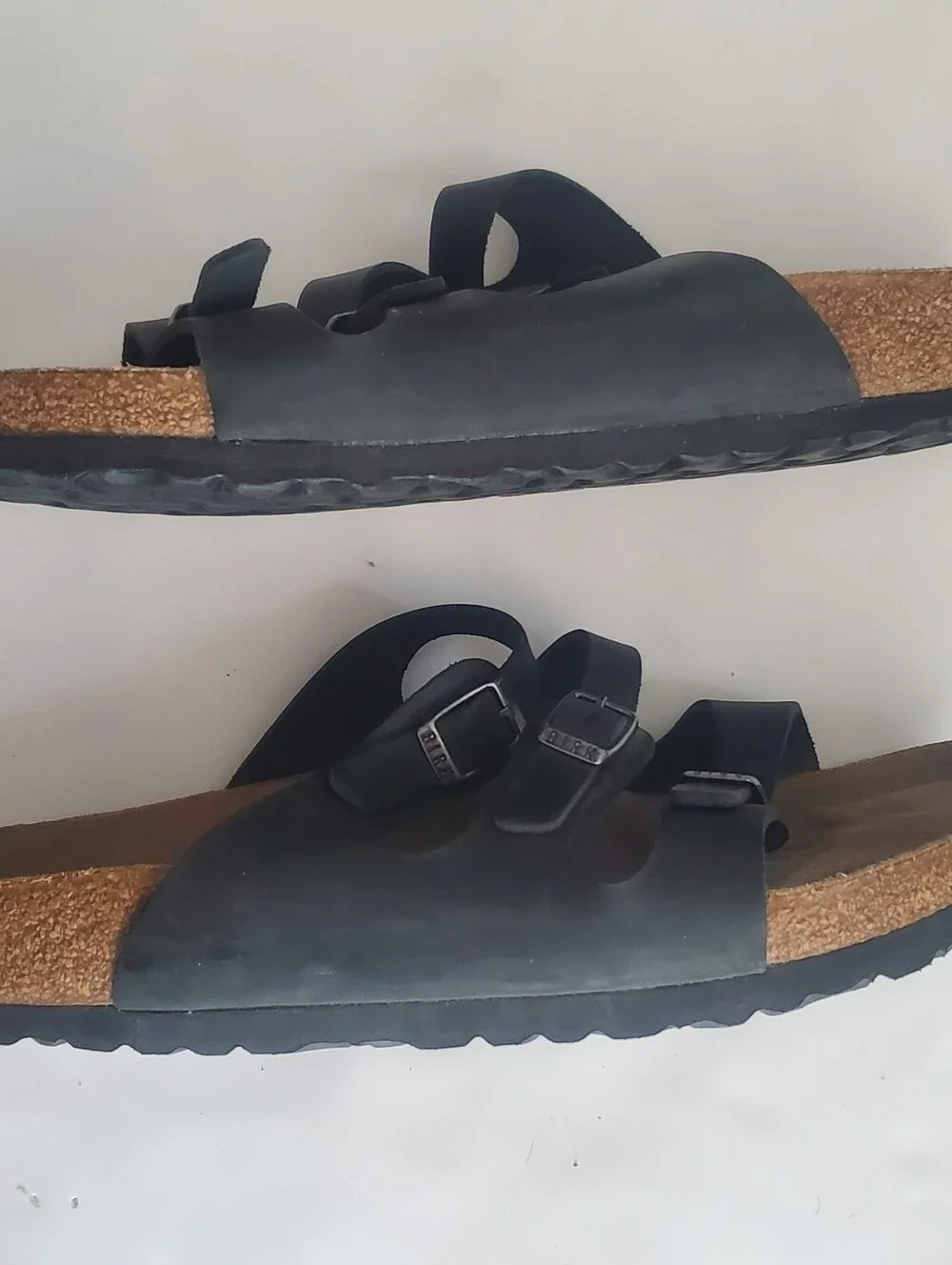 Birkenstock Florida Birko-Flor Soft Footbed Women's Sandals Black Size 40 W9 M7 - Picture 4 of 12